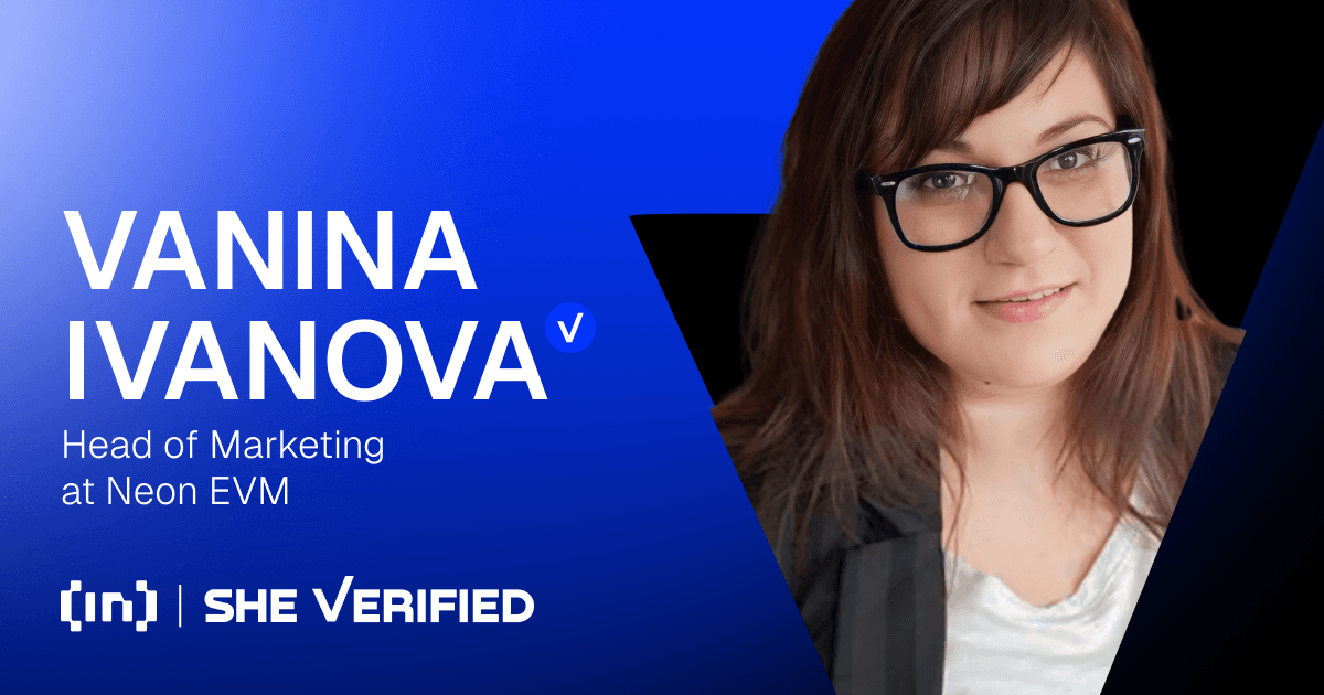 Exklusivt: SheVerified – Vanina Ivanova, marknadschef på Neon EVM, om att öka kvinnors engagemang i krypto