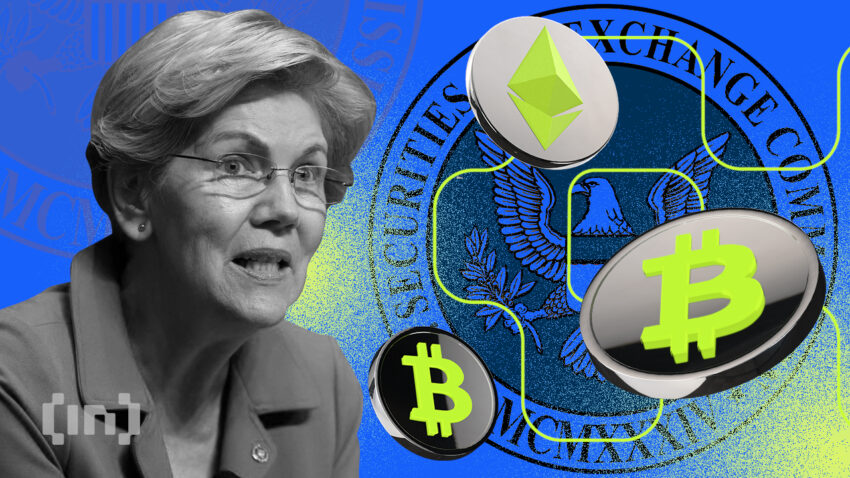 Senator Elizabeth Warren backträder från sin aggressiva anti-krypto hållning