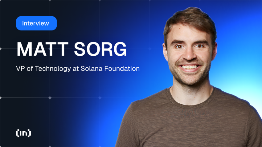 Solana Foundations teknikchef Matt Sorg förklarar lösningar för skalning och nätverksträngsel