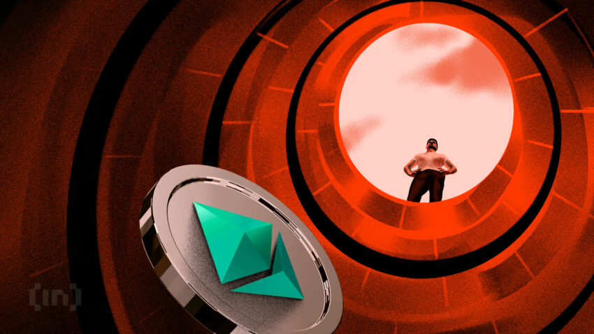 Ethereum (ETH) pris riskerar att förlora viktigt stöd när det baisseartade trycket ökar