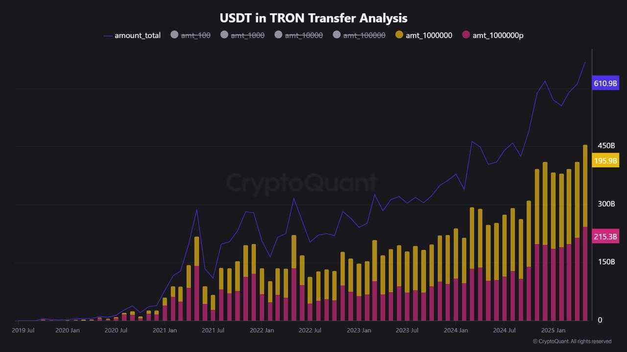 USDT i TRON Transfer Analysis.