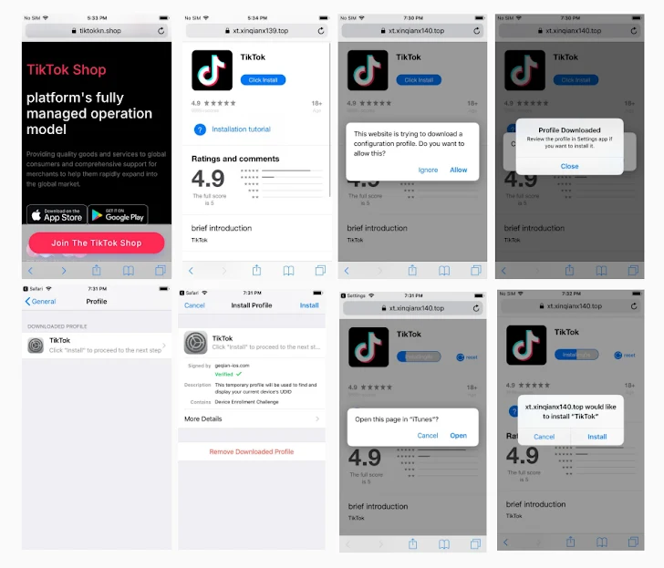 Fake TikTok Clones